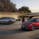 The 2022 Kia EV6 in two different shades.